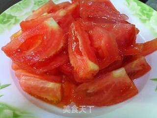 蕃茄炒牛肉的做法步骤:2