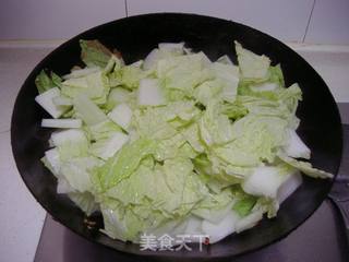 红白豆腐烩白菜的做法步骤：3