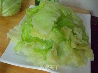 糖醋圆白菜的做法步骤:3