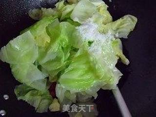 糖醋圆白菜的做法步骤：5