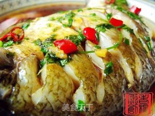 私房蒸武昌鱼的做法步骤:6