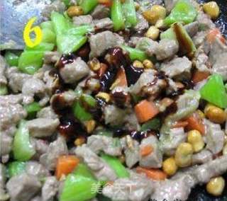 蚝油牛肉粒的做法步骤：6