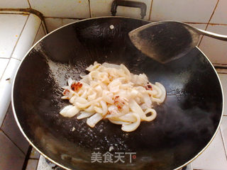 韩式酱爆小墨鱼的做法步骤:4