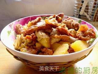 红烧排骨千张结的做法步骤:6