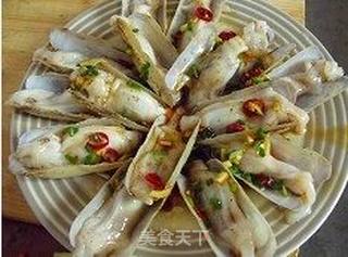 蒸蒸日上(豉油蒸蛏子)的做法步骤:3