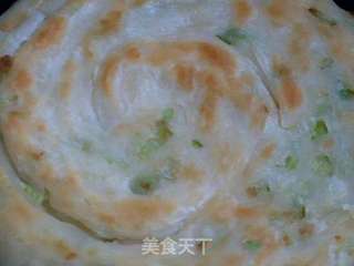 家常葱油饼的做法步骤:21