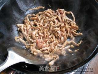 京酱肉丝的做法步骤:5