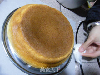 电饭锅--牛奶蛋糕的做法步骤：18