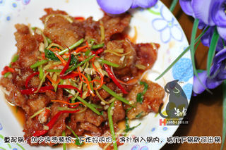 东北锅包肉的做法步骤:8