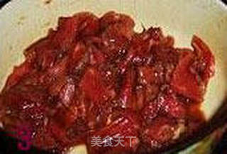 红酒蚝油小炒肉的做法步骤：3