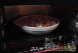 奶香肉肠烤米饭的做法步骤:11