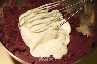紫薯“蛋糕”蒙布朗的做法步骤:10