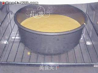 水果花纹蛋糕的做法步骤:13