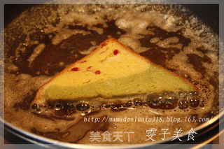 土司煎蛋三明治的做法步骤:5