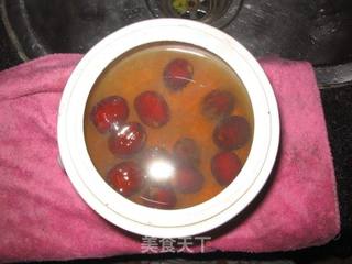 冰糖红枣燉燕窩的做法步骤:4