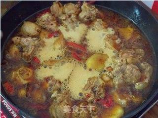 私房鸭腿烧素鸡的做法步骤:5