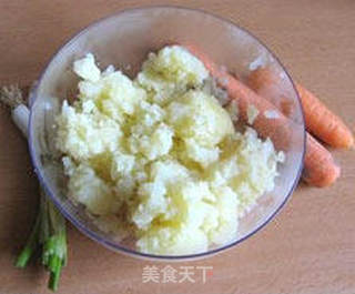 培根芝士土豆泥的做法步骤:4