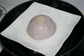 白芝麻奶香甜芋泥的做法步骤:8