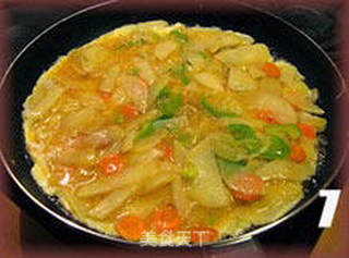 西班牙土豆煎蛋饼的做法步骤:7