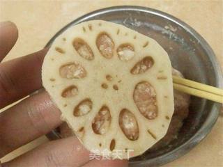 香酥莲藕盒的做法步骤:4