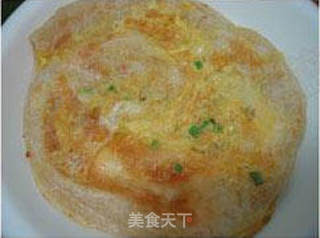 鸡蛋灌饼的做法步骤:17