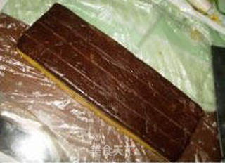 香草可可棋格饼干的做法步骤:8