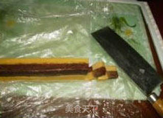 香草可可棋格饼干的做法步骤:11