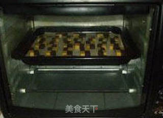 香草可可棋格饼干的做法步骤:13