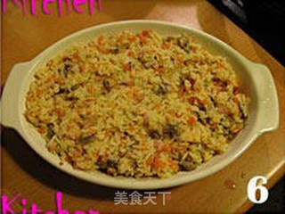 意式蘑菇芝士焗饭的做法步骤:6