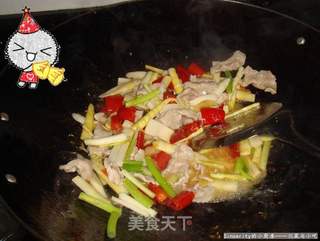 野山笋炒肉片的做法步骤:18