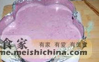 紫薯冻芝士蛋糕的做法步骤:16