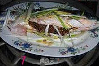 清蒸草鱼的做法步骤:7