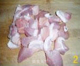 家庭版豆泡红烧肉的做法步骤：2