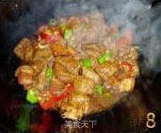 家庭版豆泡红烧肉的做法步骤：8