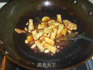 莲藕焖五花肉的做法步骤:6