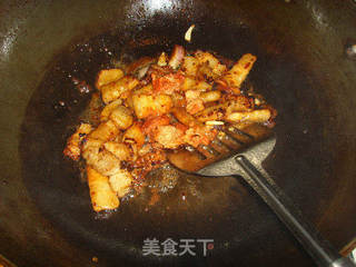 莲藕焖五花肉的做法步骤:7