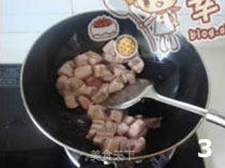肉勾鸡的做法步骤:3