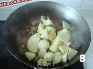 肉勾鸡的做法步骤:8