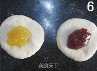 果酱小餐包的做法步骤:6
