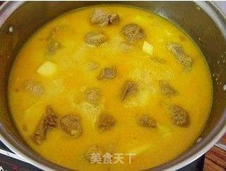 咖喱牛腩的做法步骤:7