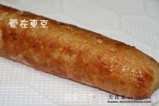 日式味噌鸡肉肠的做法步骤:13