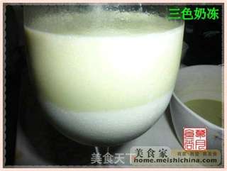 三色奶冻的做法步骤:6