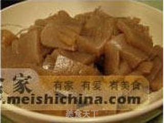 剁椒肉末煮魔芋的做法步骤:3