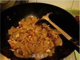 剁椒肉末煮魔芋的做法步骤:7