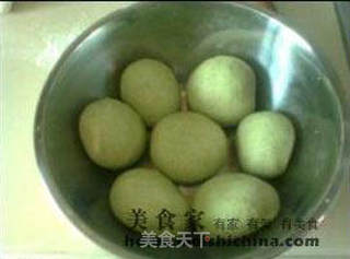 艾叶翡翠饺子的做法步骤:8