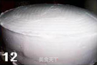 草莓裱花蛋糕的做法步骤:12