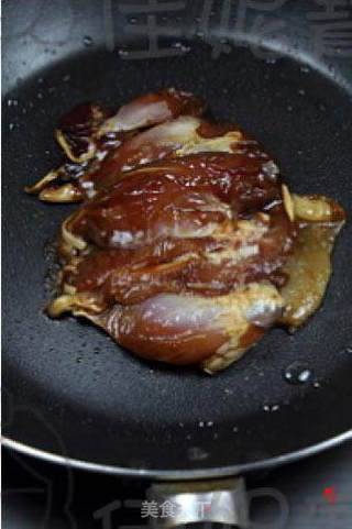 照烧菠萝鸡腿的做法步骤:5