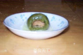 艾叶青团的做法步骤:9