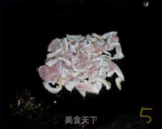 肉丝年糕的做法步骤:5