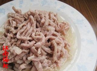 青椒肉丝的做法步骤:7